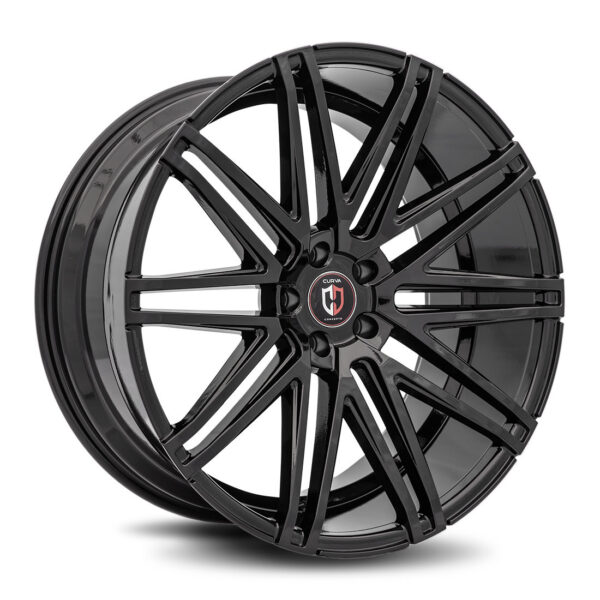 Curva Concepts Gloss Black C48 22x9 Aftermarket Wheels