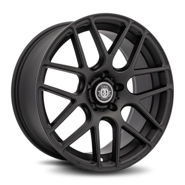 Curva Concepts Matte Black C7 19x9.5 Aftermarket Wheels
