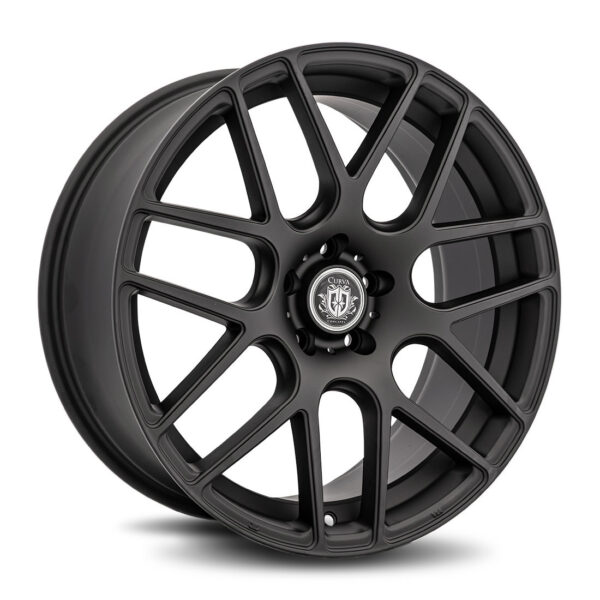 Curva Concepts Matte Black C7 20x9.5 Aftermarket Wheels