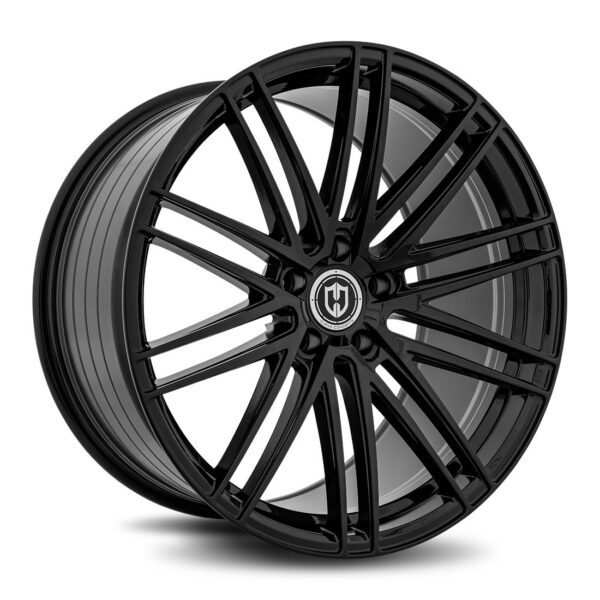 Curva Concepts Gloss Black CFF50 20x10.5 Aftermarket Wheels