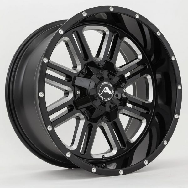 American Off-Road A106 Black Milled Aftermarket Wheels