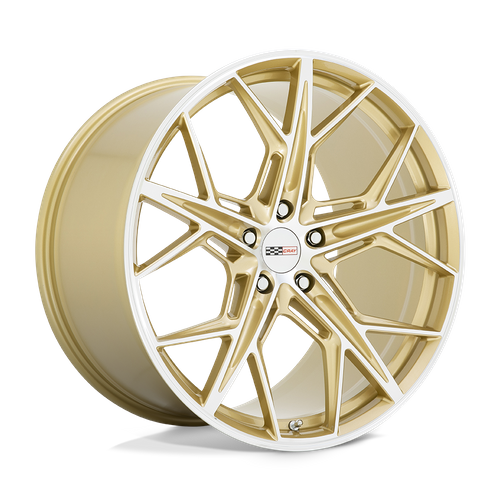 Cray HAMMERHEAD Gloss Gold Performance Corvette Wheels