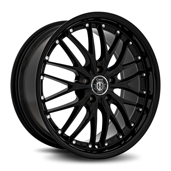 Curva Concepts Matte Black C3 19x9.5 Aftermarket Wheels