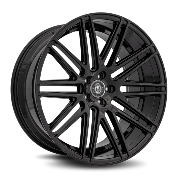 Curva Concepts Gloss Black C50 22x10.5 Aftermarket Wheels