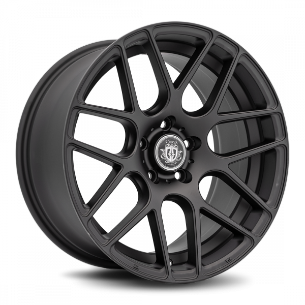 Curva Concepts Matte Black C7 18x8.0 Aftermarket Wheels