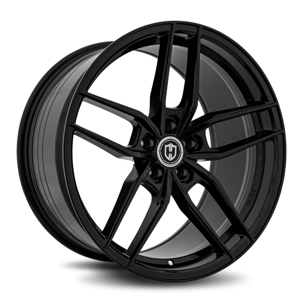 Curva Concepts Gloss Black CFF25 20x9 Aftermarket Wheels