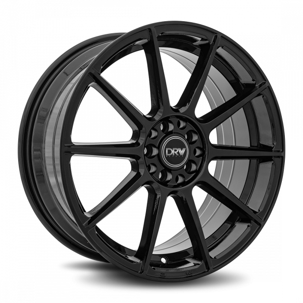 DRW Gloss Black D10 18x8 Aftermarket Wheels