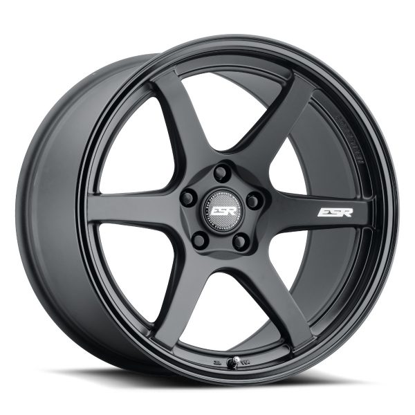 ESR AP6 Matte Black Aftermarket Wheels