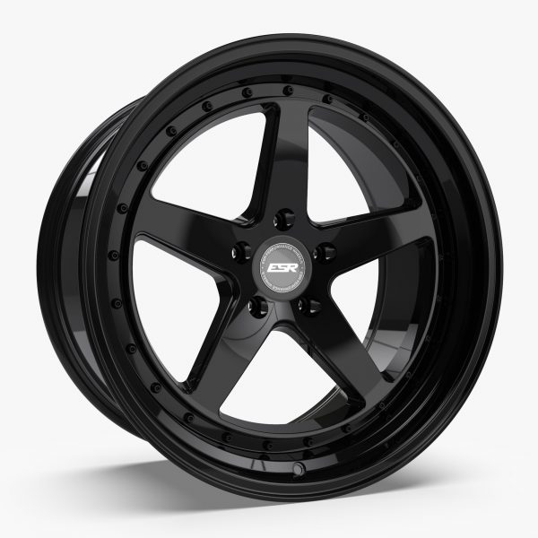 ESR CS5 Gloss Black Aftermarket Wheels