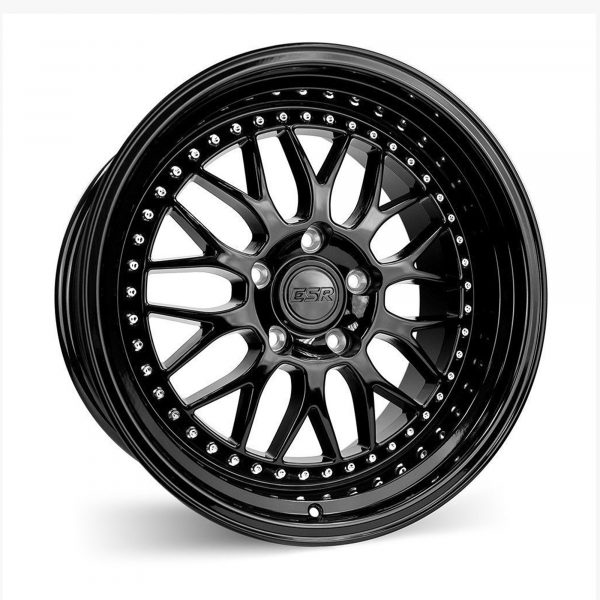 ESR SR01 Gloss Black Aftermarket Wheels