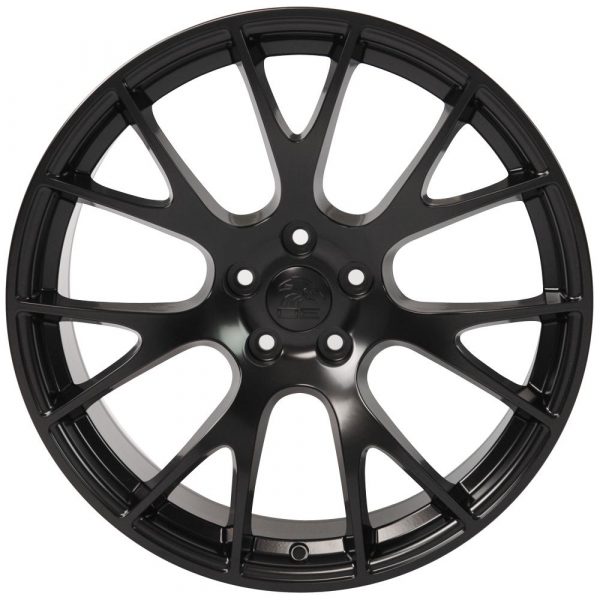 https://www.oewheelsllc.com/Fits-Dodge-Charger-Challenger-Wheel-Rim-DG15-Matte-Black1.jpg DG15 Satin Black Replica Wheel