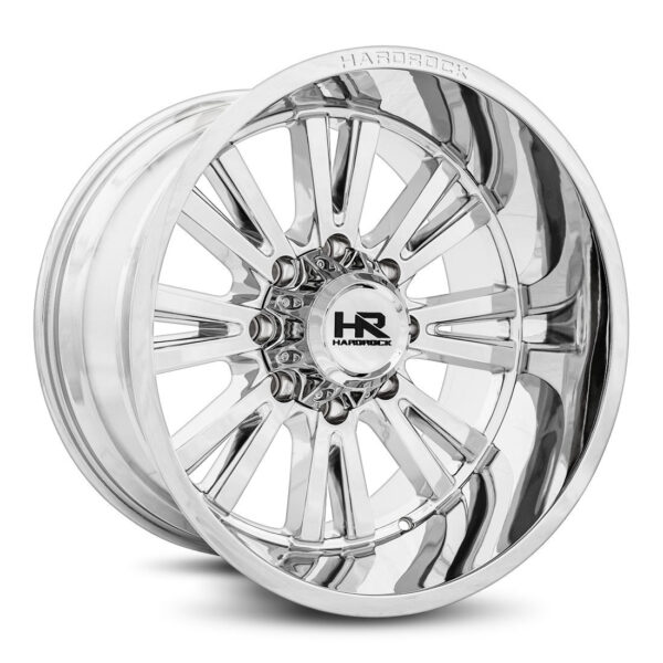 Hardrock Offroad Chrome H503 Spine Xposed 20x12 Off Road Wheels