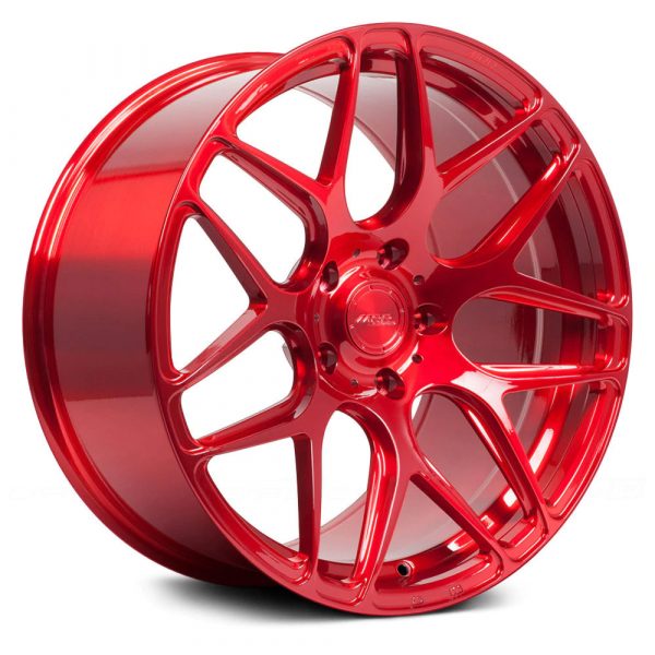 MRR FS1 Candy Red Aftermarket Wheels