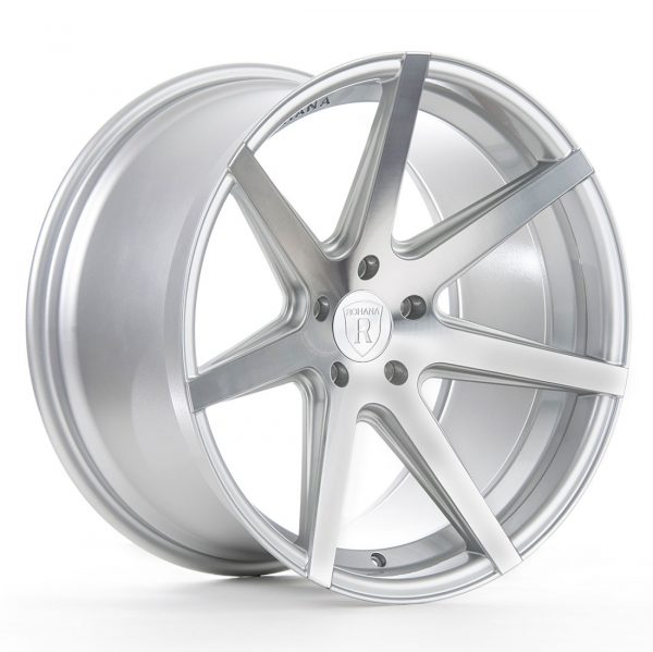 Rohana RC7 Silver Machined Aftermarket Wheels