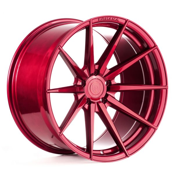 Rohana RFX1 Gloss Red Aftermarket Wheels