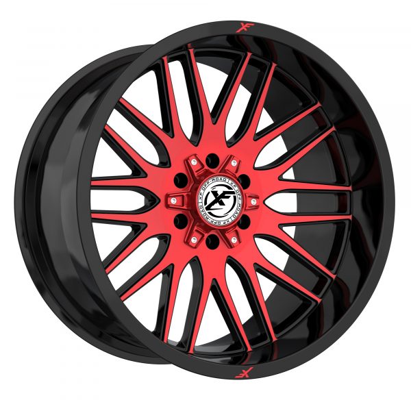 XF Off-Road XF-240 Gloss Black Milled Aftermarket Wheels