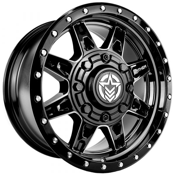 Anthem Off-Road Rogue Gloss Black Milled Truck Wheels